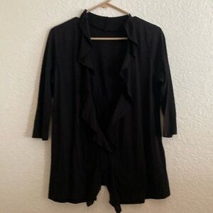 Woman’s sweater, size M, black, polyester and rayon